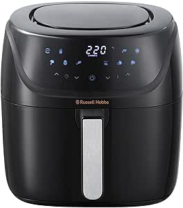 Russell Hobbs Air fryer de 4L [Multicuiseur: 7 fonctions|10 programmes] Friteuse sans huile (cuit, grille, rôtit & plus; convient au lave-vaisselle, contrôle température, max 220°) Satisfry 27160-56