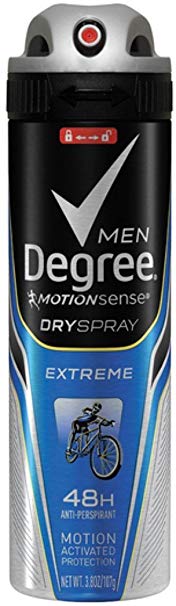 Degree Men Dry Spray Antiperspirant, Extreme 3.8 oz (Pack of 9)