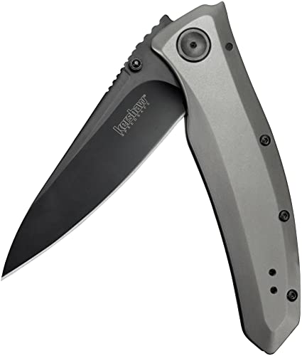 3.7" Stainless Steel Blade Pocket Knife | Kershaw Grid 2200,Grey