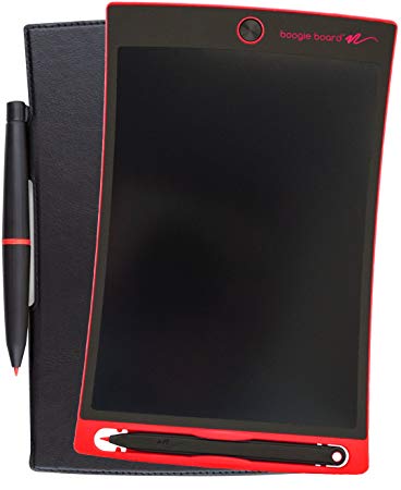 Boogie Board Jot 8.5 eWriter plus Bonus Folio Cover & Executive Stylus Bundle (Red)