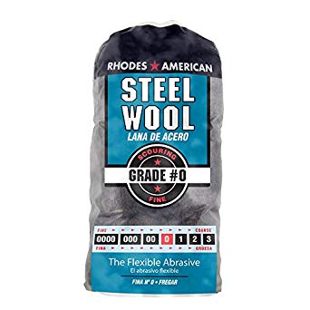 Steel Wool, 12 pad, Fine Grade #0, Rhodes American, Between Coats