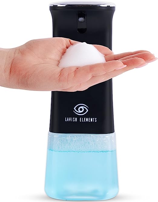 Automatic Soap Dispenser for Kitchen Sink - Touchless, Rechargeable, Hand Soap Dispenser for Bathroom Automatically Dispense Soap, Lotions or Shampoo