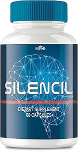 Silencil Max for Tinnitus, Official Silencil Pills for Tinnitus Reviews, Silencil Tinnitus Supplement, Maximum Strength Silencil Hearing Support, Tinnitus Support for Ringing Ears Treatment (1 Pack)