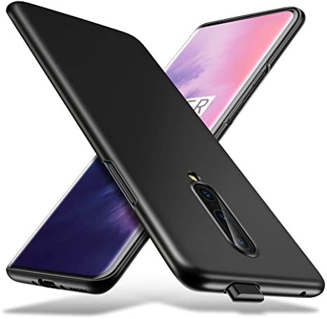 ESR Appro Case Compatible for The OnePlus 7 Pro, Slim Black Shock Absorption Hard Cover Case [Utra-Thin and High Protection] Compatible for The OnePlus 7 Pro, Black