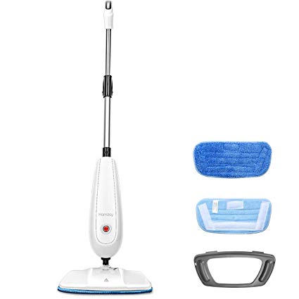 Homasy Steam Mops for Floor Cleaning, Electric Mops for Hardwood and Tile, Steam Cleaner for Tile, Grout, Laminate, Hardwood, Carpet, Hardwood Floor Cleaner