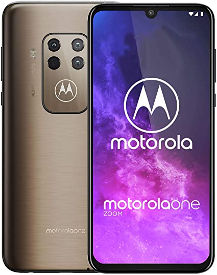 Motorola One Zoom | Unlocked | GSM only | 4/128GB | 48MP | 2019 | Bronze