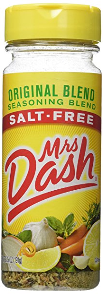 Mrs. Dash Seasoning, Salt Free Original, 6.75 Ounce