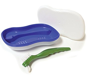 Denture Storage and Cleaning Kit