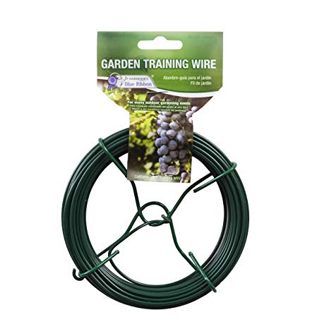 Gardener's Blue Ribbon T025B Garden Training Wire Roll, 50'