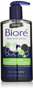 Biore Deep Pore Charcoal Cleanser 677 Ounce