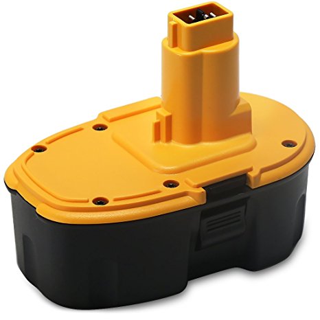 POWERAXIS 18V 1500Ah NICD Battery Replacement for Dewalt DC9096 DC9099 DE9039 DE9095 DE9096 DE9098 DW9095 DW9096 DW9098 DE9503 388683-12 651034-01(Yellow and Black)