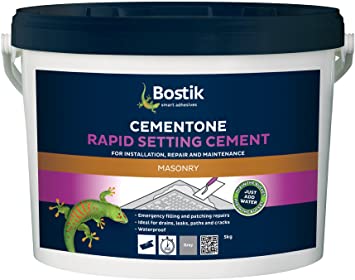 Bostik 30812809 10 kg Cementone Rapid Setting Cement - Grey