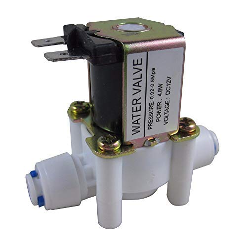 DIGITEN DC 12V 1/4" Water Solenoid Valve Quick Connect N/O Normally Open Water Pressure