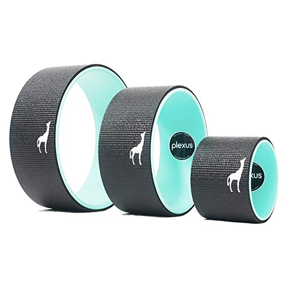 Plexus Wheel 3-Pack - Back Stretch Roller & Back Wheel For Yoga - Great for Classes Or In-Home Use - Optimal Back Roller Yoga Wheel For Back Pain Relief - (6 inch, 10 inch, 12 inch)