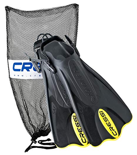 Cressi Palau Short Snorkeling Swim Fins with Mesh Bag