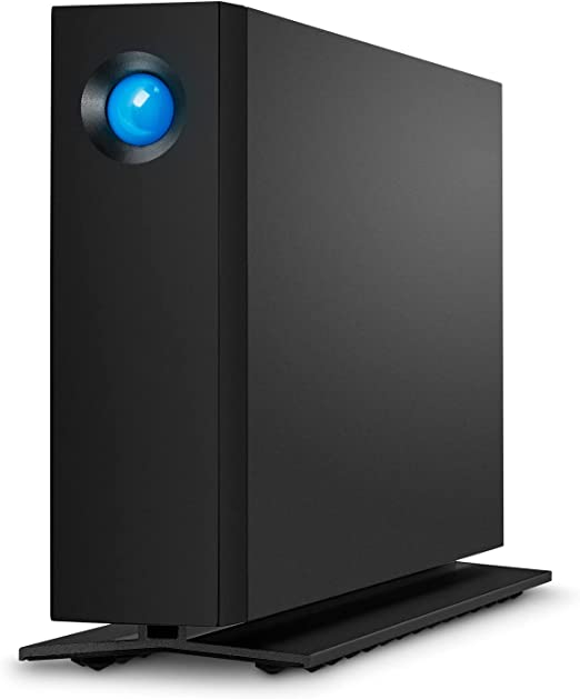 LaCie d2 Professional 20TB External Hard Drive Desktop HDD – USB-C USB 3.1 Gen 2, 7200 RPM Enterprise Class Drives, for Mac and PC Desktop, 1mo Adobe CC All Apps Plan, Rescue Services (STHA20000800)