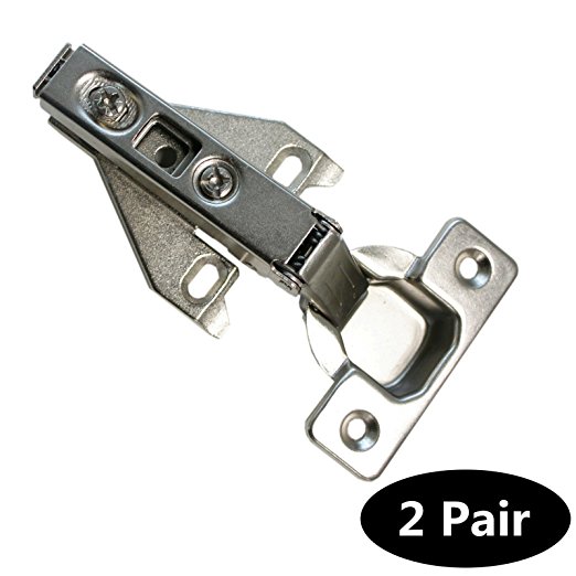 2 pairs Face Frame Concealed Kitchen Cabinet Door Hinges Full Overlay