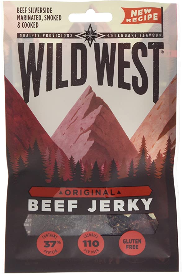 Wild West Original Beef Jerky, 35 g, Pack of 12