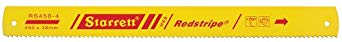 Starrett RS450-4 Redstripe Solid High Speed Steel Power Hacksaw Blade, 0.075" Thick, 4 TPI, 18" Length x 1-1/2" Width