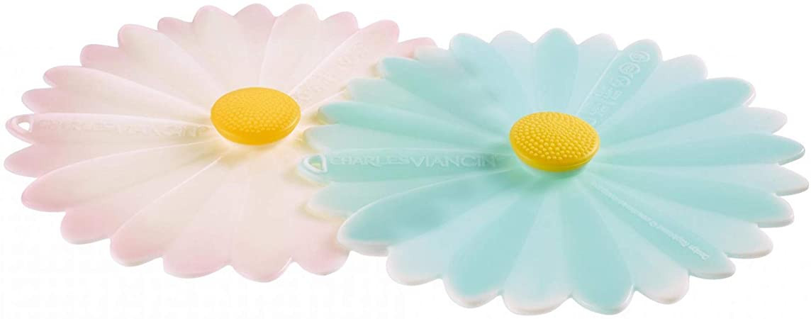 Charles Viancin Daisy Drink Cover, Set of 2