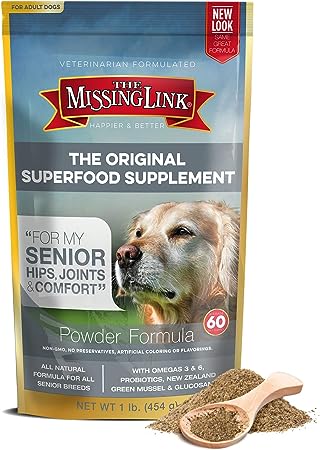 The Missing Link Ultimate Canine Senior Health Supplement for Dogs - 1 lb