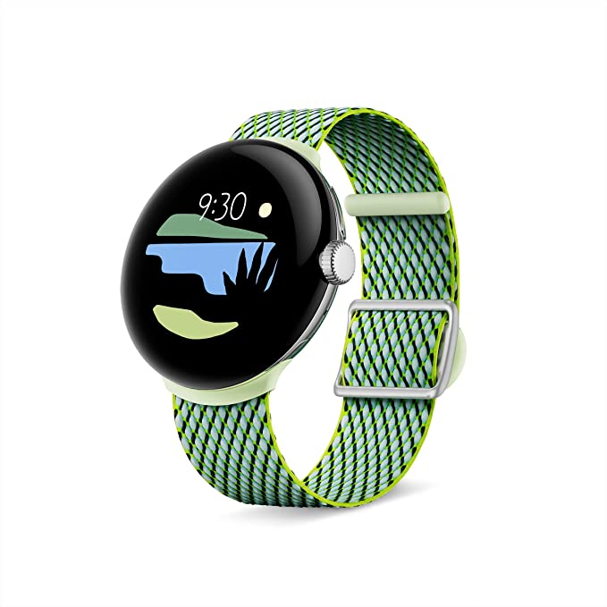 Google Pixel Watch Woven Band - Lemongrass