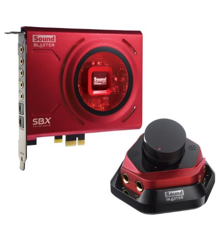 Creative Sound Blaster Zx PCIe Gaming Sound Card with High Performance Headphone Amp and Desktop Audio Control Module