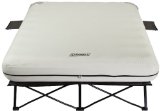 Coleman Queen Airbed Cot with Side Tables and 4D Battery Pump