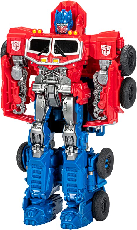 Transformers Bumblebee Cyberverse Adventures Dinobots Unite Smash Changer Optimus Prime Action Figure, Transformers Toys for 6 Year Old Boys and Girls and Up, 9-Inch