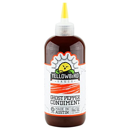 Yellowbird Ghost Pepper Condiment 19.6 Oz (1 Bottle)