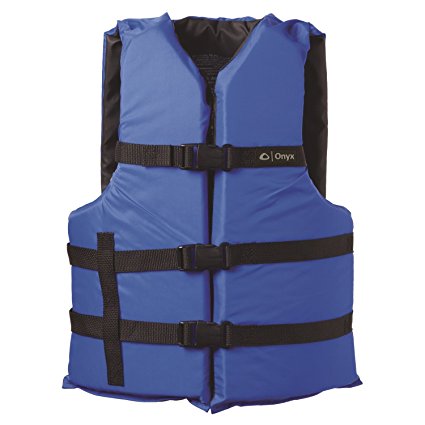 ONYX General Purpose Boating vest, Universal Adult, Over 90 - Pounds, 30-52-Inches Chest