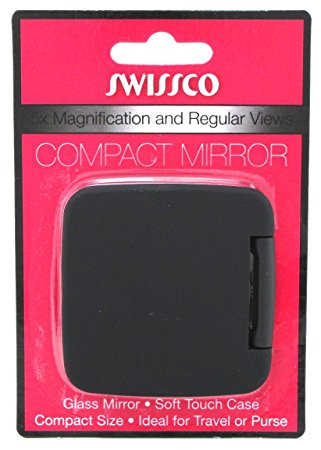 Swissco Mirror Compact & Magnifying 5X (2 Pack)
