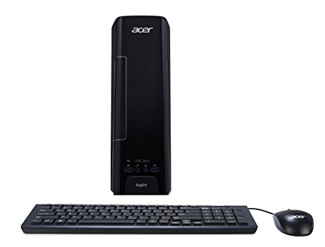 Acer Aspire Desktop, Intel Core i3-6100, 4GB DDR4, 1TB HDD, Windows 10 Home, AXC-780-UR11