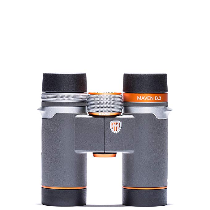 Maven B3 8X30mm ED Compact Binoculars Gray/Orange