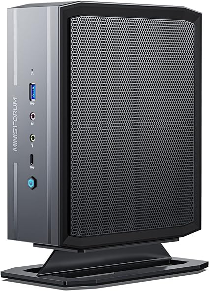 MINISFORUM Mini PC NAD9 32GB RAM 1TB SSD, with Intel Core i9-12900H, 14 cores 20 Threads, 2 x HDMI Ports & 2X USB C Port (4K@60Hz), 1 x USB Type-C, 5 x USB Type A, 2.5 G RJ45 LAN