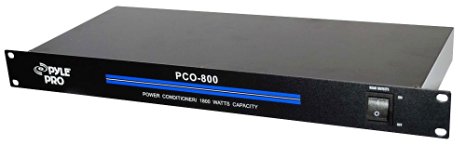 Pyle-Pro PCO800 19'' Rack Mount 1800 Watt Power Conditioner w/ 8 Outlets