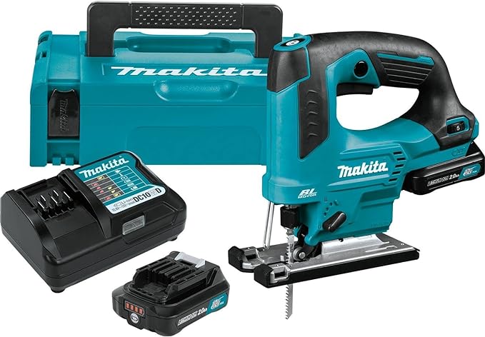 Makita VJ06R1J 2.0Ah 12V max CXT Lithium-Ion Brushless Cordless Top Handle Jig Saw Kit