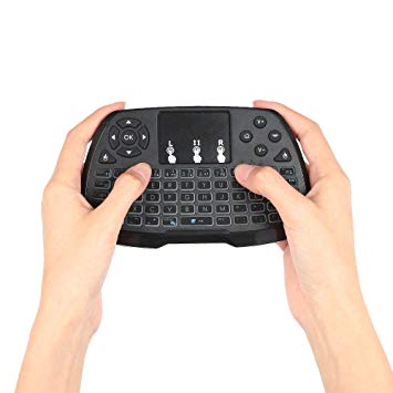 Docooler 2.4GHz Wireless Keyboard With Touchpad Mouse Handheld Remote Control 62 Keys Keypad for Android TV BOX Smart TV PC Notebook