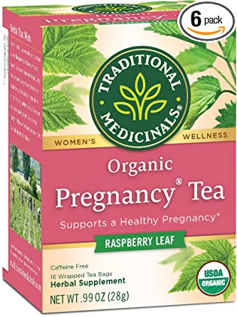 Traditional Medicinals Organic Pregnancy Tea, 16 Tea Bags (Pack of 6)