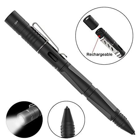 WUBEN Compact Pen Light Portable LED Flashlight With Clip Waterproof USB Rechargeable Battery Included New