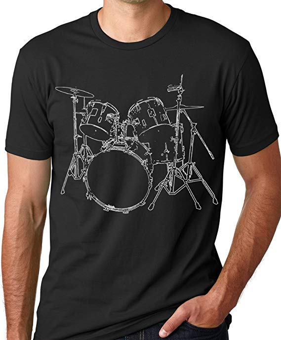 Drums T-shirt Artistic design Drummer Tee