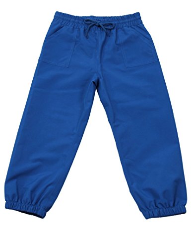 Kids Water-proof Fleece-lined or Single Layer Rain Pants By Jan & Jul