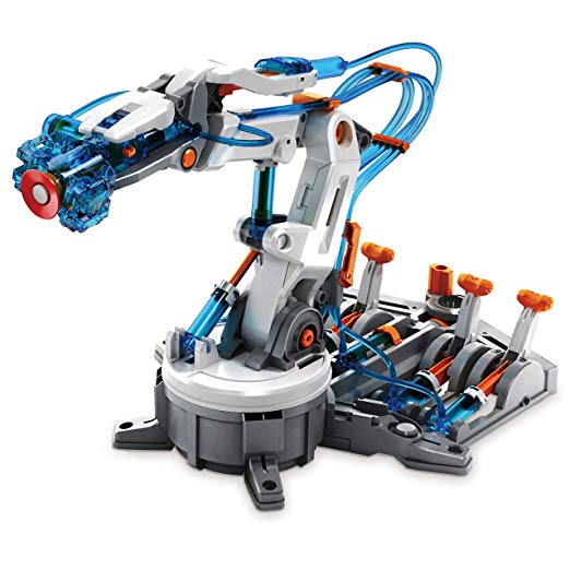 Elenco Teach Tech HydroBot Arm Kit  | Hydraulic Robot Arm Kit | STEM Educational Toys for Kids 12