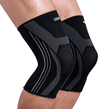Knee Compression Sleeve Brace for Men And Women (Pair) - Support Wrap for Sports,Running, Jogging, Joint Pain Relief, Arthritis and Injury Recovery by Cotill