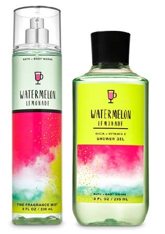 Bath and Body Works WATERMELON LEMONADE - Duo Gift Set - Shower Gel and Fragrance Mist - Full Size