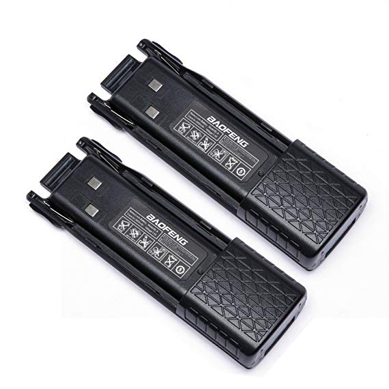 BaoFeng Battery Accessories BL-8 Backup Battery for BaoFeng UV-82 Series 3800mAh 7.4V (2 Pack)