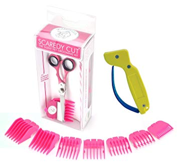 Scaredy Cut Silent Pet Grooming Kit for Cats & Dogs - Quiet Alternative to Electric Clippers for Sensitive Pets
