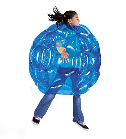 Buddy Bounce Outdoor Play Ball, Inflatable - Blue - 36'' diam.