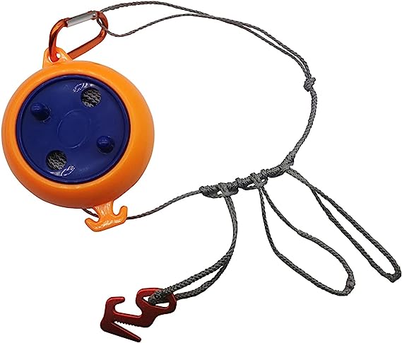 Onewind Premium 40' HMWPE Tent Guyline and Tarp Ridgeline Mini Reel, Lightweight, No Knot Camping Rope and Tent Cord for Hammock Tarp and Rain Fly, 3 Prussik Knots