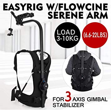 VEVOR Easy Rig Stabilizer Vest with Serene Damping Arm Camera Video Film Support System For 3 Axis Stabilized Handheld Gimbal Backpack Body Pod Stabilizer 3kg - 10kg / 6.6lb - 22lb Load Capacity